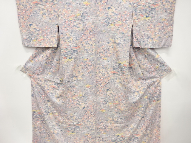 茶屋辻模様　小紋着物